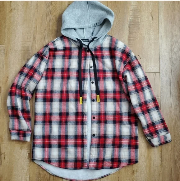 Plaid Zaful Coat Plaid Fleece Zaful Flannel Fuzzy Hot Sale Flannel